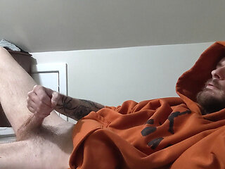 Horny Edging Fucker Gooning Over His Own Cock