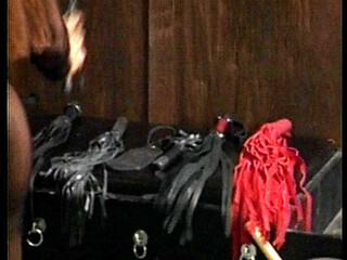 Ebony Babe From Germany Got Tied up and Punished by Domina
