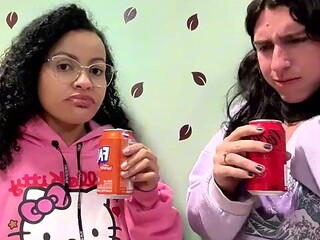 Burping Compete Gulping Soda Lezzy Sassy Duo