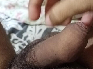 Bad Monday came so I skipped my office to play with my dick