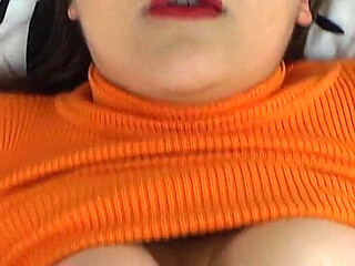 Velma Makes You Cum Fast with Her Tits