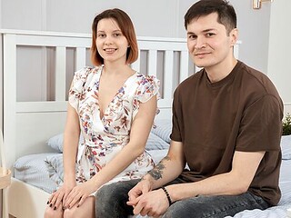 Redhead girlfriend Lucky Fox is enjoying hard pound so much