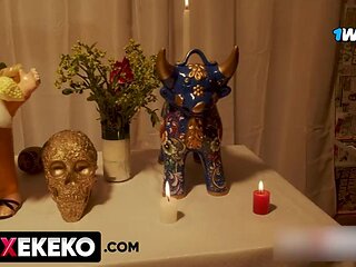 Cheating milf turns to shaman to find out if her husband is cheating on her and ends up getting fuck: Porn