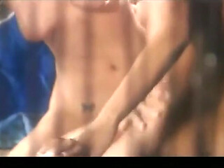 Two Beautiful Stunners Lick Each Others Beautiful Bodies and Jump on a Cock