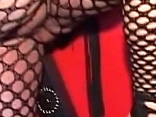 Dominant MILF Teases Her Hooded Submissive with Toys