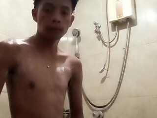 Another Shower Jerking off with Cumshot
