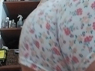 Getting naughty in the bathroom.