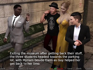 Horny college student gets gangbanged by a group of