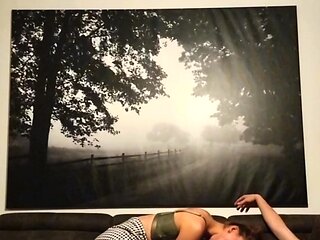 Brunette amateur blowjob and cock riding to earn some cash