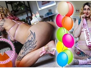 Birthday Girl In Lingerie