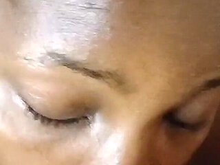 I Spent so Much Shopping Now This Ebony Slut Repay You with Blowjob Cumload on My Black Big Boobs - Mastermeat1