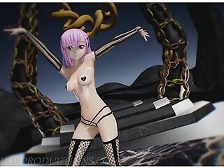 MMD R18+ Mesh Hibikase Portal Island Stage 1173