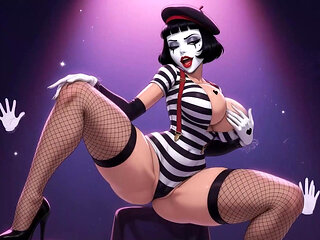 AI-Sexy Mime Tease
