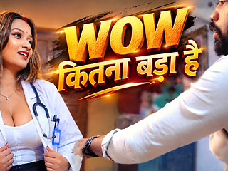 Doctor saheb ka bada doodh dba kar doggy style me chod diya