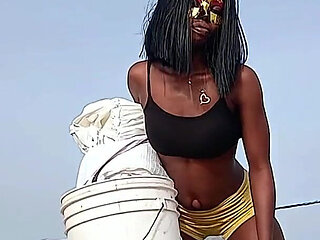 Washing My Daddy's Clothes After Her Fucked the Piss Out My Pussy!!