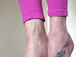 Post-yoga Barefoot Tease