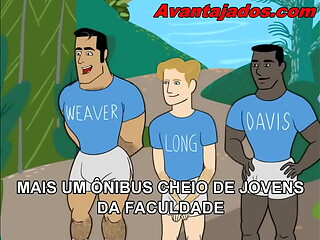 Desenho Porno Gay Putinhos no Sexo Grupal