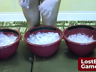 Loser Teen Gets Ice Buckets Poured on Her Naked Body After Race Bet