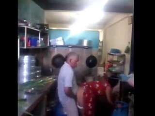 Chennai Horny Sasur Fucked Bahu Pussy in Kitchen