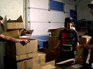 Skaters Pull Cum Soaked, Nasty Prank - Ian Madrox, Seth amp Dustin