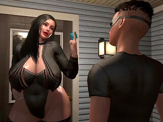 My First Wild Night with the BBW Neighbor Milf (3D Sex Anime) SUBs ESP x ENG