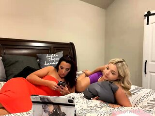 Blonde brunette lesbians Holly Halston Stephanie Swift