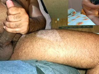 Bear Masturbating