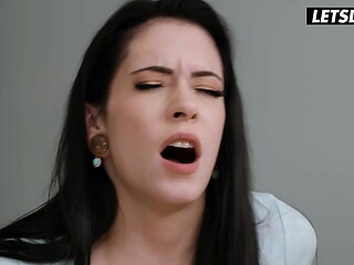Squirting Brunette Anally Fucked Abroad by BBC Roommate - HORNY HOSTEL