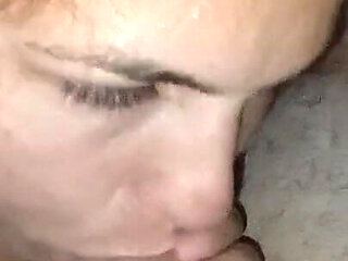 Stepdaughter Sucks My Cock When the Wife Is Not Home