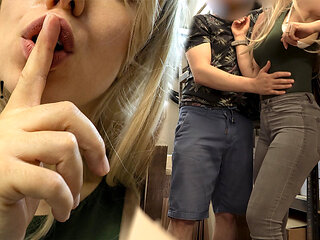 Camera Caught Me Cheating on My Husband in the Warehouse - Sneaking While Coworkers Passed by