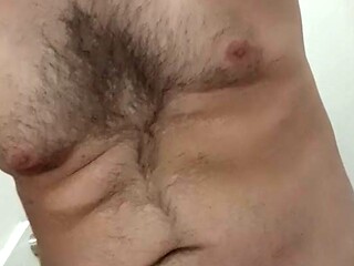 Straight guy catches load in his mouth