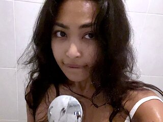 Asian Japanese mature wife Masturbation Oral Sex
