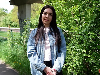 GERMAN SCOUT - Fit Slim Teen Viks Angel Pick Up for Hard Casting Fuck in Germany