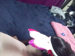 A Naughty Princess Gives Step Daddy Nice Blowjobs Before School