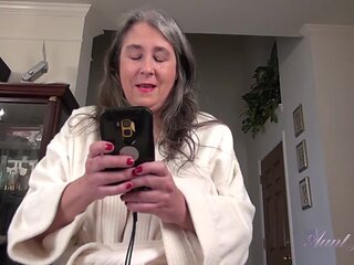 Your Step-Auntie Grace Catches You with Porn, Gives You The Real Thing Instead