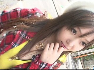 Beautiful Haruka Oosawa takes a hard fuck in the rear