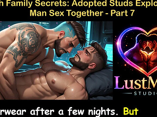 English Audio Gay Sex Story - Ranch Secrets Adopted Studs Explore Raw Man Sex Together - Part 7