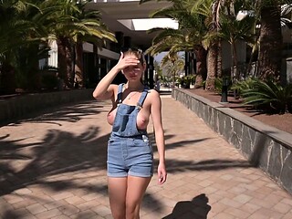 Big Tits Teen Mila Public Nudity
