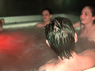 Jacuzzi Orgy! Hot Foursome with Yael Stc, Keila Bassi, and El Nono - Knock Knock Club
