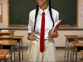 My favorite student, after class, is trained to take anything in her ass.