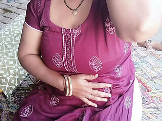 Desi Bhabhi Fucks Landlord Hard to Pay Debt - Hindi Audio, Big Ass, Cum in Mouth
