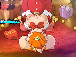 A Dick Before Christmas - Daisy has prepared some naughty fun when Santa comes in and spreads her cheeks