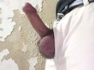 Cumshot in the renovation of the house