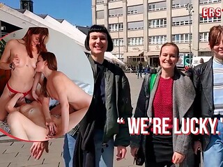 Berlin's clit rubbing porn by Ersties