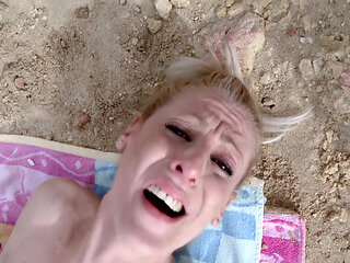 Yelena vera : wild outdoor anal sex with gorgeous skinny milf yelena vera