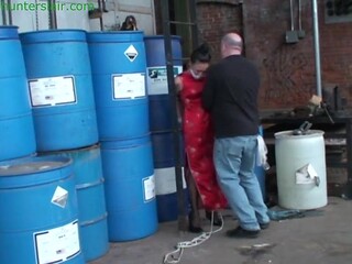 Kim Lee tied up and gagged for some BDSM fun
