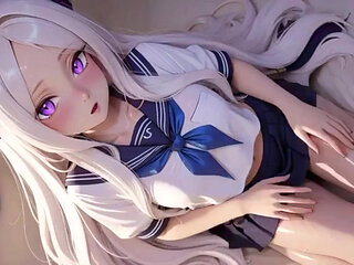 Ai Anime Girls Animations Compilation #04