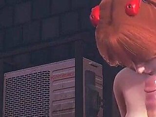 Evangelion Hentai - Asuka Hardsex in a Tokyo Street - Japanese Asian Manga Anime Film Game Porn