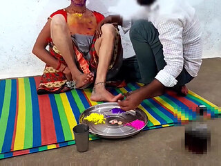 Special Holi with Husband's Friend.