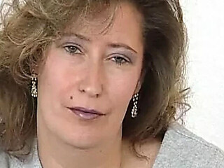 Village Queen Milf Rides a Thick Dildo Solo